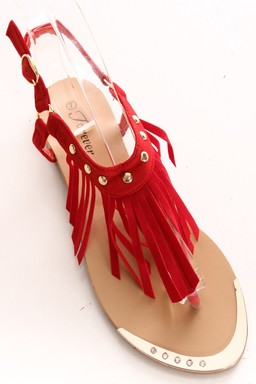 sexy sandals,flat sandals,red flat sandals