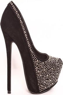 platform heels,sexy black heels,6 inch heels
