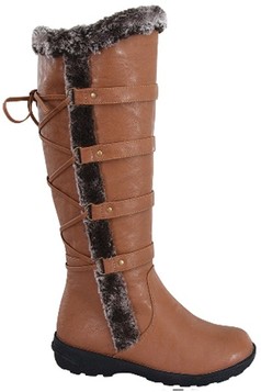 leather knee high boots,knee high boots,flat boots,fur boots,winter boots