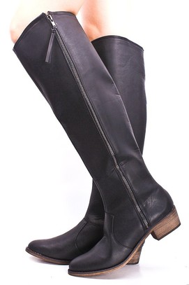 knee high boots,leather knee high boots,black knee high boots