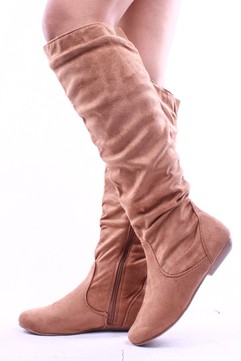 knee high flat boots,suede knee high boots
