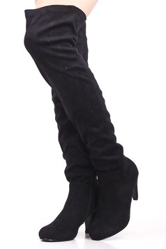 sexy boots,sexy black boots,over the knee boots,over the knee heel boots