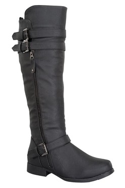 knee high boots,black knee high boots,leather knee high boots
