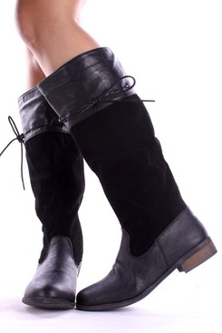 black knee high boots,knee high flat boots,knee high boots