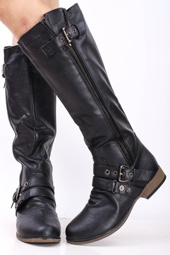 black riding boots,leather rider boots,rider boots
