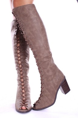 over the knee boots,over the knee heel boots,over the knee chunky heel boots,lace up over the knee boots