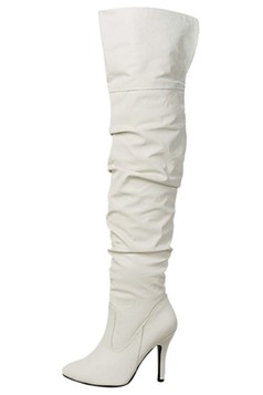 over the knee boots,white over the knee boots,sexy boots,heel boots,sexy boots