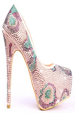 high heels pumps,sexy heels,high heels shoes,gemstone heels