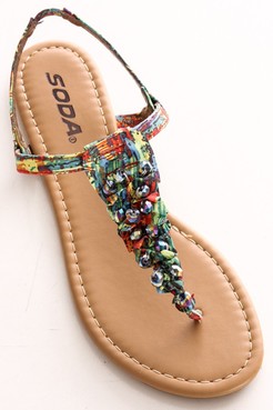 cute cheap sandals,cute flat sandals,floral sandals